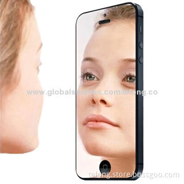 Mirror Mobile Phone Screen Protector, 5 Colors Tempered-glass, 0.33mm Thickness